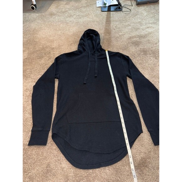 Shouthouse (Tilly’s) Black Hoodie - Lightweight Waffle Knit - Men’s Small - Picture 3 of 8